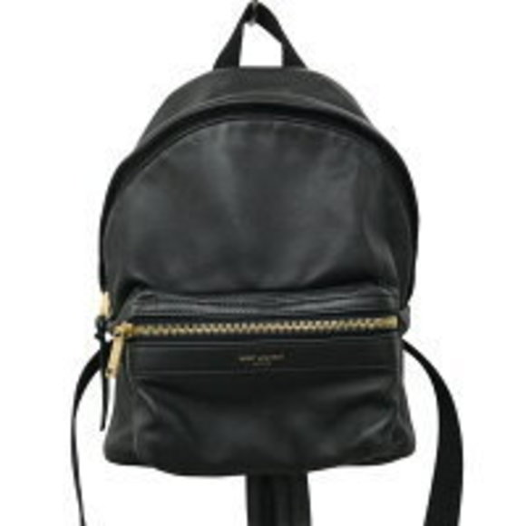 Saint Laurent ParisLeather Backpack Black Paris - Picture 1 of 9